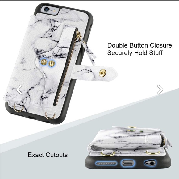 Lameeku iPhone 6/6s/7/8 case and wallet-wristlet or wallet-crossbody - Picture 13 of 14